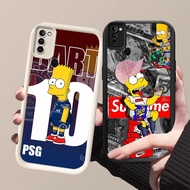 DJ-45 Simpson Silicone Casing black and white for Infinix Tecno Smart Spark POP 40 ram2 GO 9 2025 1S