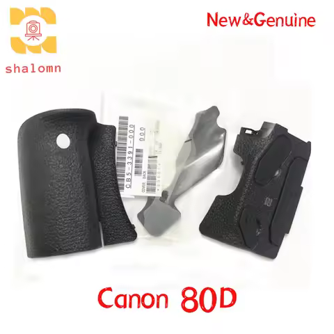 New Original 80D Body Rubber (Grip Handle+Thumb+USB Interface SIDE Cover) Repair Replacement Parts F