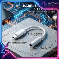 USB Type C Cable 3.1 to 3.5mm Audio Jack Converter Female 10.5cm - L41