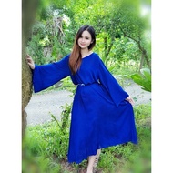 Chiang Mai Lanna Tie-Dye Dress Indigo Dyed