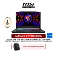 MSI Katana 15 B13VGK-2016MY(Raptor Lake i7-13620H/16GB/1TB SSD/RTX 4070, GDDR6 8GB/15.6" FHD/W11/2Y) Laptop