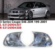 .Clear Marker Signal Blinker Corner Parking Light Lamp for  E46 3 Series Coupe 1999-2001 63126904307
