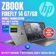 HP ZBOOK FIREFLY 14 G7/G8 INTEL I7-10/11 GEN NVIDIA QUADRO 8GB RAM+512GB SSD REFURBISHED LAPTOP NOTE
