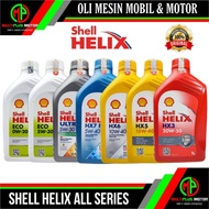 Oli Mesin Mobil & Motor Shell Helix ULTRA ECO HX7 HX6 HX5 HX3 LCGC (1L) Original 100% All Varian