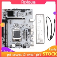 Pickhouse Computer Motherboard  PCH H410 M ATX Multi Interface H410M DH 3 Phase Power Supply Mining Mainboard for Desktop PC