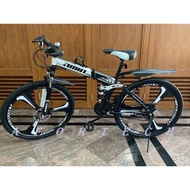 Sepeda Gunung MTB Lipat Folding Bike AMIN 26 Inch velg racing