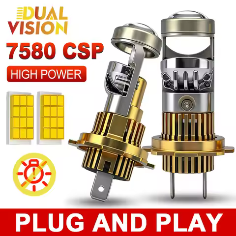 H7 LED Projector Lens H4 H8 H11 9005 HB3 9006 HB4 9012 HIR2 Led Car Headlight Bulb Canbus 600000LM H