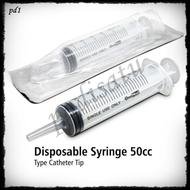 Feeding Syringe 50-60 cc Spuit 50-60 cc Suntikan 50-60 ml Lubang Tengah Refill Tinta Refill Parfum