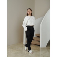 WATT Etched Ladies Trousers - Black