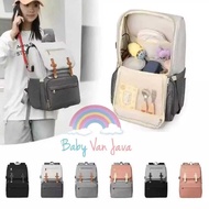 Diaper Bag Backpack/Baby Diaper Bag Original Machine Bird Diaper Bag USB Port Alea Series - Baby Online Shop