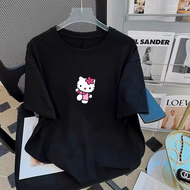เสื้อยืดรูปKitty เสื้อยืด เนื้อผ้าคอตตอนแท้เนื้อหนานุ่ม เสื้อยืดพิมพ์ลาย เสื้อแฟชั่นผู้หญิง สกรีนคิต