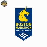 Boston Marathon bank of america running sticker