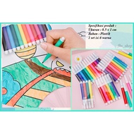 6 Pcs Mini Marker Set Mini Marker Color Marker Small Marker Set Mini Size Marker Set