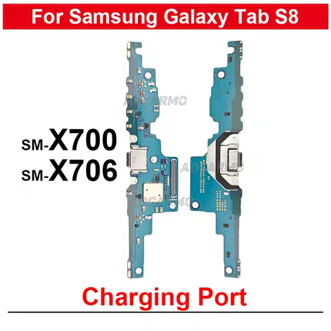 USB Charging Port Charger Dock Flex Cable Repair Parts For Samsung Galaxy Tab S8 SM-X700 X706 X706B 