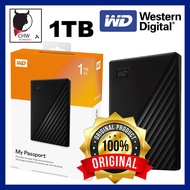 WD ORIGINAL MALAYSIA 1TB/ 2TB/ 3TB/ 4TB MY PASSPORT PORTABLE STORAGE PASSWORD PROTECTION