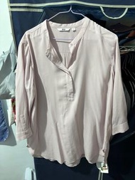 Uniqlo 粉色襯衫