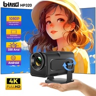 HP320 Smart Projector | Native 1080P & 4K Support | Short Throw 35"@0.9M | Auto Keystone | WiFi 6 | 