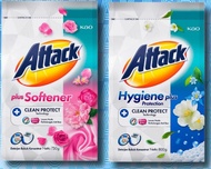 Attack Detergent Plus Softener anti bau 800g 800 gram deterjen