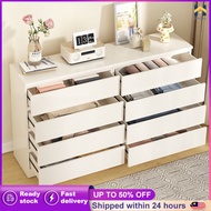 【aihome】 chest drawer  4 LAYER STORAGE wardrobe Almari Baju almari pakaian drawer cabinet baju putih