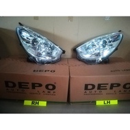 DEPO Taiwan Perodua MYVI LAGI BEST 2011 Year Front / Depan Headlamp / Head Light / Lampu Besar 100 %