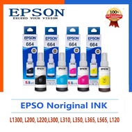 ORIGINAL EPSON T664 ink for PRINTER L120 L210 L360 L405 L565 L1300 ink T6641/ 6642 / 6643 / 6644 INK