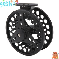 GESH1 Casting Fly Reel, Zinc-aluminum Alloy 3 Bearings Fly Fishing Reel, Portable Left Right Hand Re