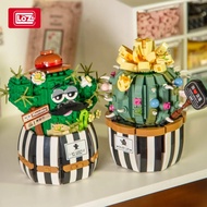 Cactus Succulent Plant Building Block Eternal Flower Toy Home Decoration Plant Assembly Bricks Toys 