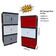 DIY Storage Cabinet / Plastic Cabinet 3 Tier / Storage Cabinet 3 tier / Storage Cabinet 3 Tier / Pla