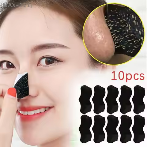 【F2-MAX-111】10 Pcs Unisex Blackhead Removal Peel-Off Nose Strips, Deep Cleansing Mask to Minimize Po