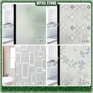 45cm*10meter Glass wallpaper PVC Wallpaper cermin Wallpaper glass pelbagai corak pilihan.