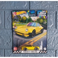 HOTWHEELS Premium Porsche 911 Turbo (930) (yellow)
