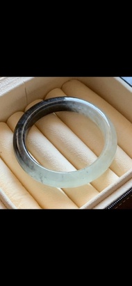 冰種翡翠天然翡翠玉鐲 A玉手鐲 玉鈪 • 冰種烏雞晴水翡翠福鐲