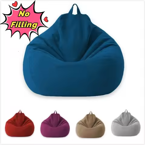 Sofa Bean Bag Chair Sofa Cover Sofa Bag Chair Cover Indoor Cover Soft Bean Bag Couch Sofa Bag Cover 