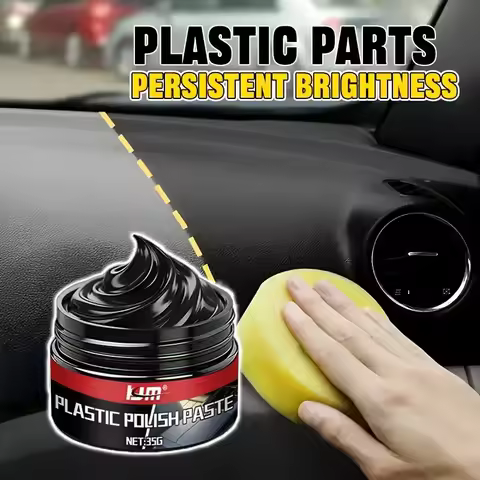 Plastic Polishing Paste Quick Crystal Coating for Dashboard Interior Tire Shine Sofa Seat Bumper & C