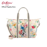 Cath Kidston LT Foldaway Overnight Bag Tunes and BloomsCream กระเป๋าพับได้ กระเป๋าถือ กระเป๋าสะพายไหล่ กระเป๋าสะพายข้าง กระเป๋าแคทคิดสตัน