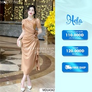 K25-d2-3 Bodycon Dress with Elegant, Attractive Brown Color from Mdu MDU4342