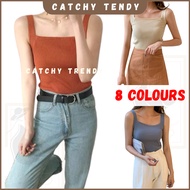 Women Singlet Knitted Material Women Top Women Singlet Top Tank Baju Singlet Wanita (ABNS-011)