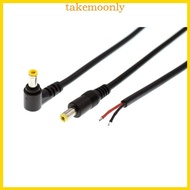 TAK DC 5 5MM x 2 5MM Male Plug to Bare Wire Open End Power Wire Supply Repair Cable 18 AWG 5525 Conn