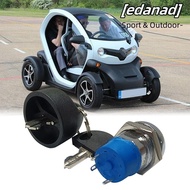 EDANAD Ignition Switch Portable Cycling Accessories With 2 Keys Mobility Scooter Spare Start