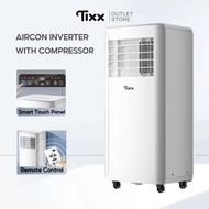 2025Tixx Aircon inverter 1.0HP with Compressor Mobile Air Conditioner Vertical Air Cooler2026