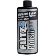 Flitz Multi-Purpose Polish and Cleaner Liquid for Metal, Plastic, Fiberglass, Aluminum, Jewelry, Ste