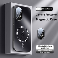 Casing for Huawei nova 13 5G nova13 BLK-AL80 BLK-LX9 Phone Case Magnetic Adsorb Lightning Wireless C