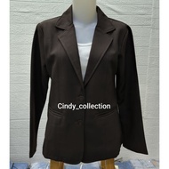 DARK BROWN BLAZER FOR WOMEN DARK BROWN WORK BLAZER SCOUT BROWN BLAZER BROWN WOMEN'S BLAZER BROWN WOM