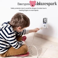 BLAZESPARK AC Power Meter, 220V 110V EU/AU/UK/FR/US Plug Digital LCD Wattmeter, Digital Wattmeter Di