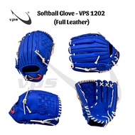 Softball Glove VPS Softball Glove VPS 1202 Full Leather ROYAL BLUE 12.25 inches