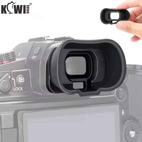 Soft Silicon Long Camera Eyecup Viewfinder Eyepiece Eye Cup for Panasonic DC-GH6 GH5S GH5 Replaces P
