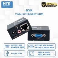 NYK VGA Extender 100 Meter Cable Lan RJ45