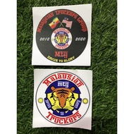 STICKER MALAYSIAN TRUCKERS CLUB 2021 4 inci