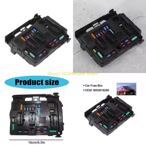 242A Engine Bay Fuses Box U118470003, for 206 207 307 406, C2 C5 6500Y3 9650618280 9650618480 964353