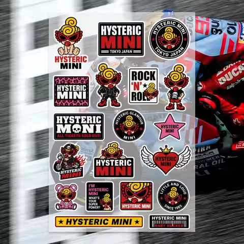 H-Hysteric M-Mini Japanese Motorcycle Sticker Suitable for Motorcycle Body Reflective Car Sticker He